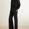Wide-Leg Cotton-Drill Trousers - OU Wide-Leg Cotton-Drill Trousers - OU