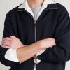 Wool-Blend Zip-Up Cardigan - CU Wool-Blend Zip-Up Cardigan - CU