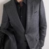 Dyllan Wool, Silk and Linen-Blend Blazer - E2 Dyllan Wool, Silk and Linen-Blend Blazer - E2