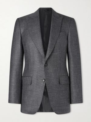 Dyllan Wool, Silk and Linen-Blend Blazer Dyllan Wool, Silk and Linen-Blend Blazer