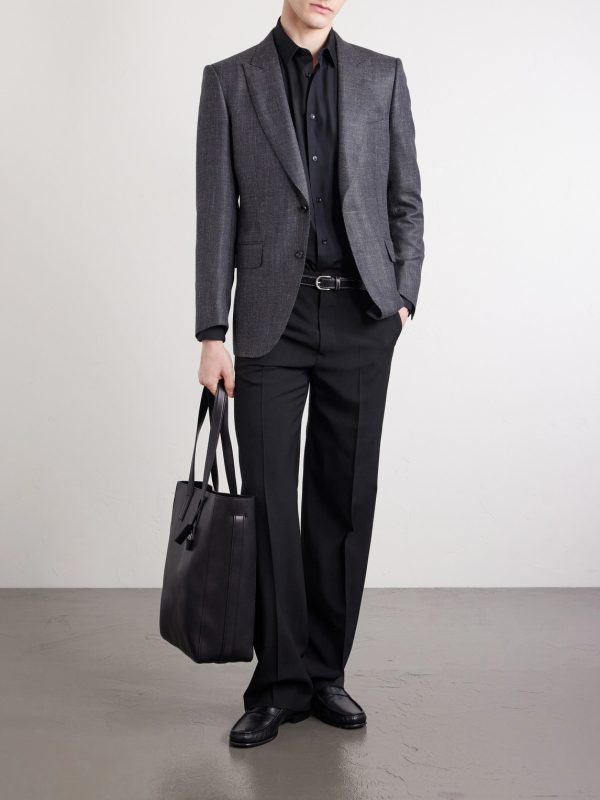 Dyllan Wool, Silk and Linen-Blend Blazer - OU Dyllan Wool, Silk and Linen-Blend Blazer - OU