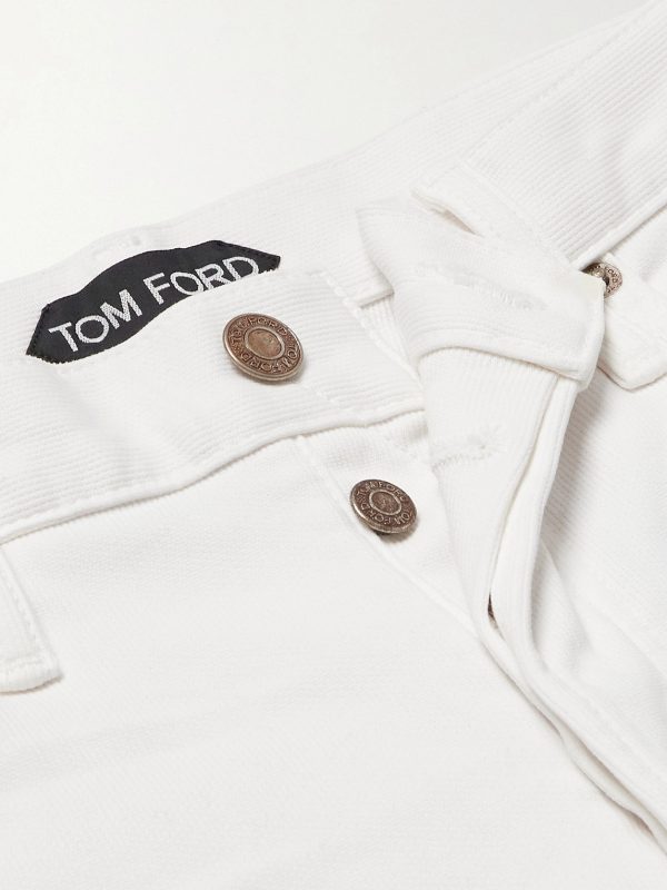 Slim-Fit Straight-Leg Cotton-Blend Corduroy Trousers - E1 Slim-Fit Straight-Leg Cotton-Blend Corduroy Trousers - E1