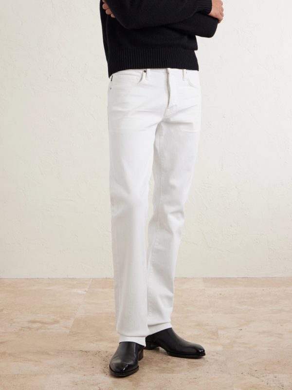 Slim-Fit Straight-Leg Cotton-Blend Corduroy Trousers - FR Slim-Fit Straight-Leg Cotton-Blend Corduroy Trousers - FR