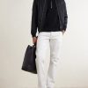 Slim-Fit Straight-Leg Cotton-Blend Corduroy Trousers - OU Slim-Fit Straight-Leg Cotton-Blend Corduroy Trousers - OU