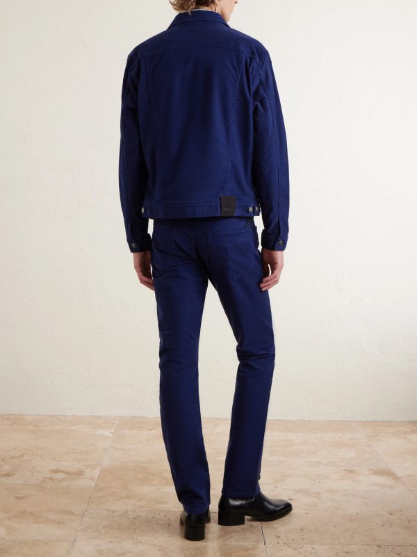 Icon Cotton-Blend Moleskin Jacket - BK
