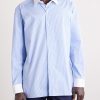 Striped Cotton-Poplin Shirt - FR Striped Cotton-Poplin Shirt - FR