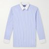 Striped Cotton-Poplin Shirt Striped Cotton-Poplin Shirt