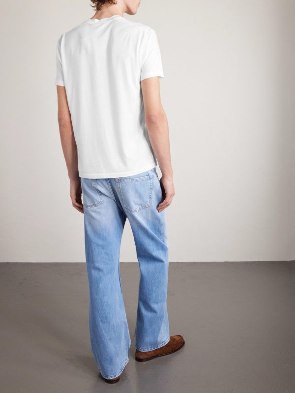 Cotton and Silk-Blend Jersey T-Shirt - BK Cotton and Silk-Blend Jersey T-Shirt - BK