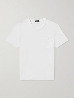 Cotton and Silk-Blend Jersey T-Shirt Cotton and Silk-Blend Jersey T-Shirt