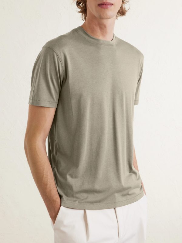 Lyocell and Cotton-Blend T-Shirt - FR Lyocell and Cotton-Blend T-Shirt - FR