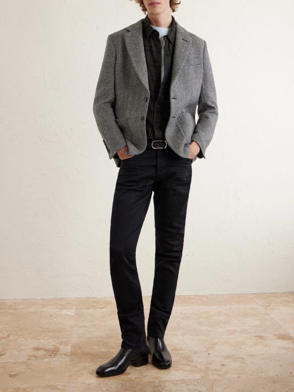 Slim-Fit Selvedge Jeans - OU Slim-Fit Selvedge Jeans - OU