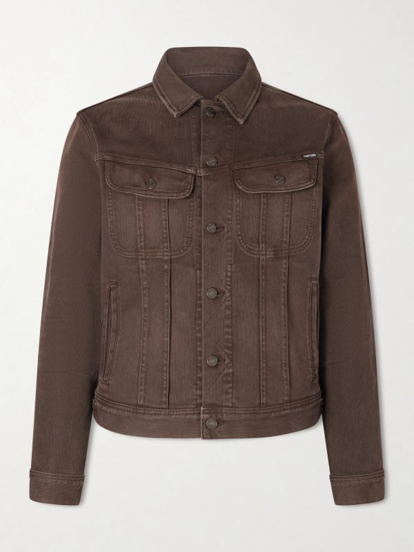 Cotton-Blend Canvas Jacket