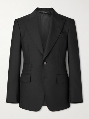 Shelton Wool and Mohair-Blend Suit Jacket Shelton Wool and Mohair-Blend Suit Jacket