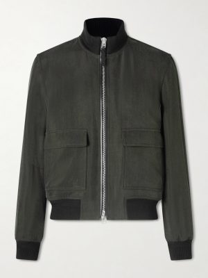 Gabardine Bomber Jacket Gabardine Bomber Jacket