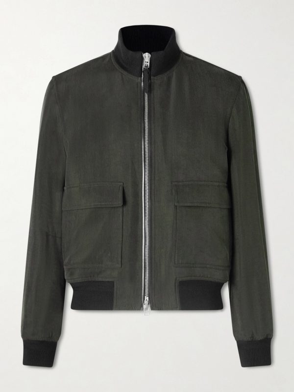 Gabardine Bomber Jacket Gabardine Bomber Jacket