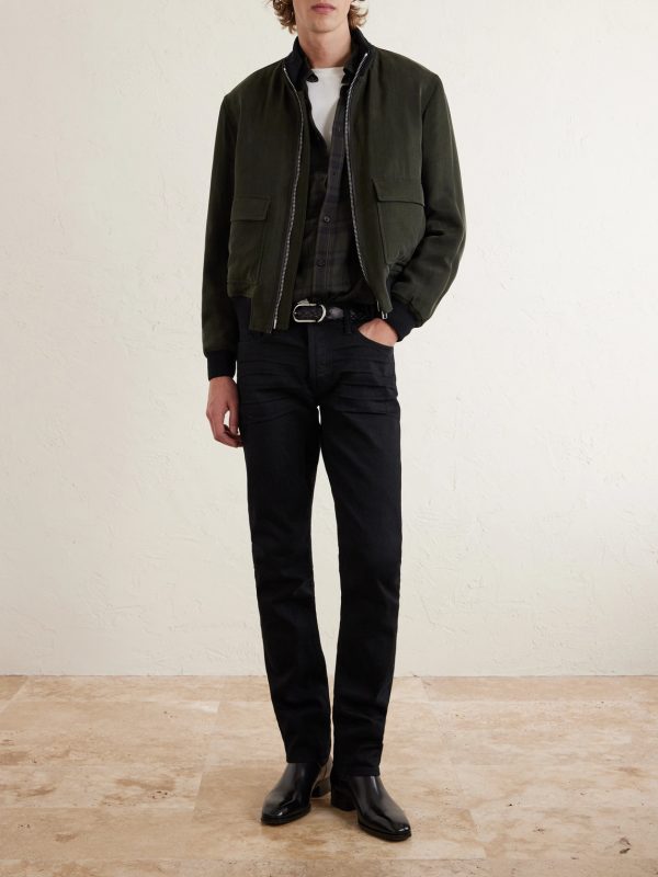 Gabardine Bomber Jacket - OU Gabardine Bomber Jacket - OU