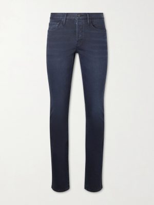 Slim-Fit Straight-Leg Cotton-Blend Corduroy Trousers Slim-Fit Straight-Leg Cotton-Blend Corduroy Trousers