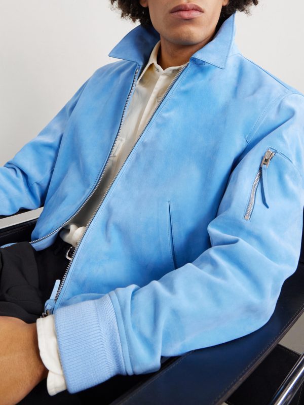 Suede Bomber Jacket - CU Suede Bomber Jacket - CU