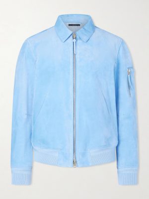 Suede Bomber Jacket Suede Bomber Jacket