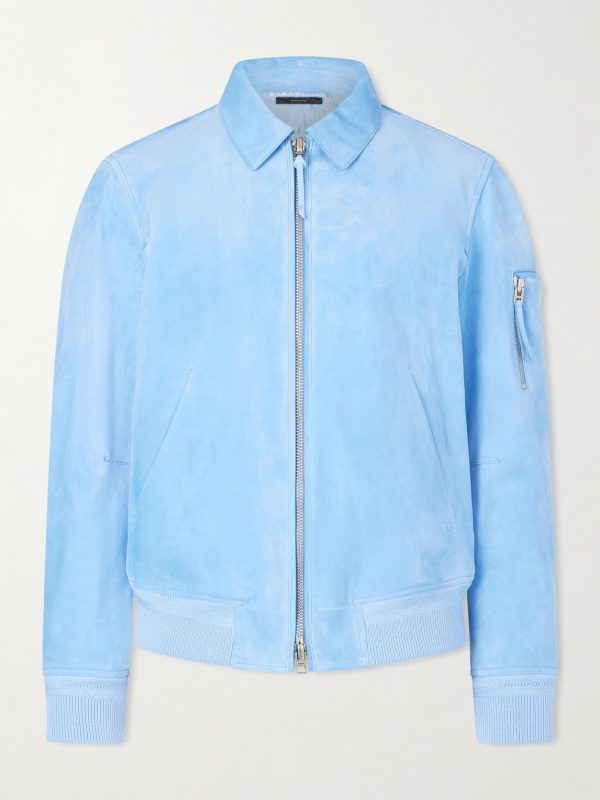 Suede Bomber Jacket Suede Bomber Jacket