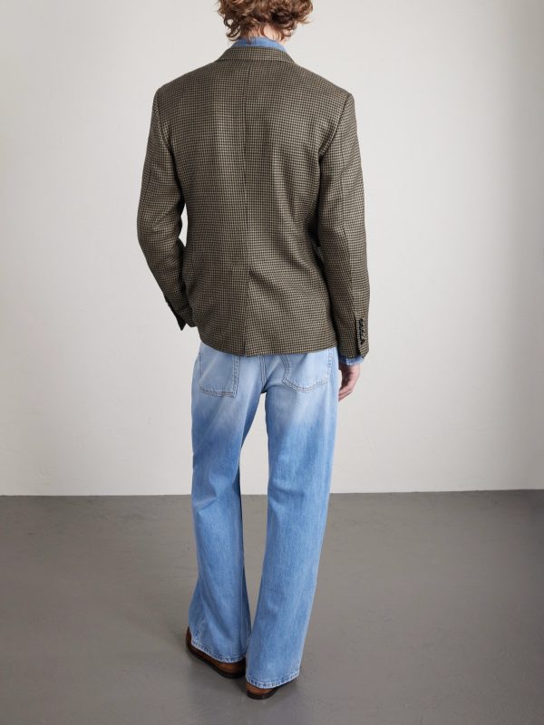 Shelton Wool, Silk and Linen-Blend Blazer - BK Shelton Wool, Silk and Linen-Blend Blazer - BK