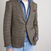 Shelton Wool, Silk and Linen-Blend Blazer - FR Shelton Wool, Silk and Linen-Blend Blazer - FR