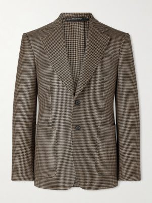 Shelton Wool, Silk and Linen-Blend Blazer Shelton Wool, Silk and Linen-Blend Blazer