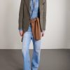 Shelton Wool, Silk and Linen-Blend Blazer - OU Shelton Wool, Silk and Linen-Blend Blazer - OU