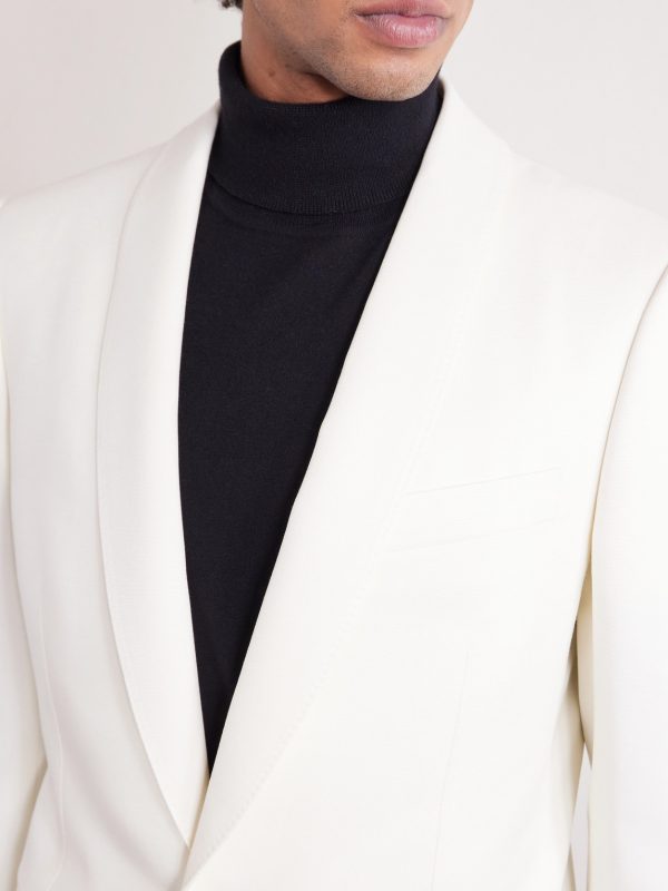 Shawl-Collar Wool and Silk-Blend Faille Tuxedo Jacket - CU Shawl-Collar Wool and Silk-Blend Faille Tuxedo Jacket - CU