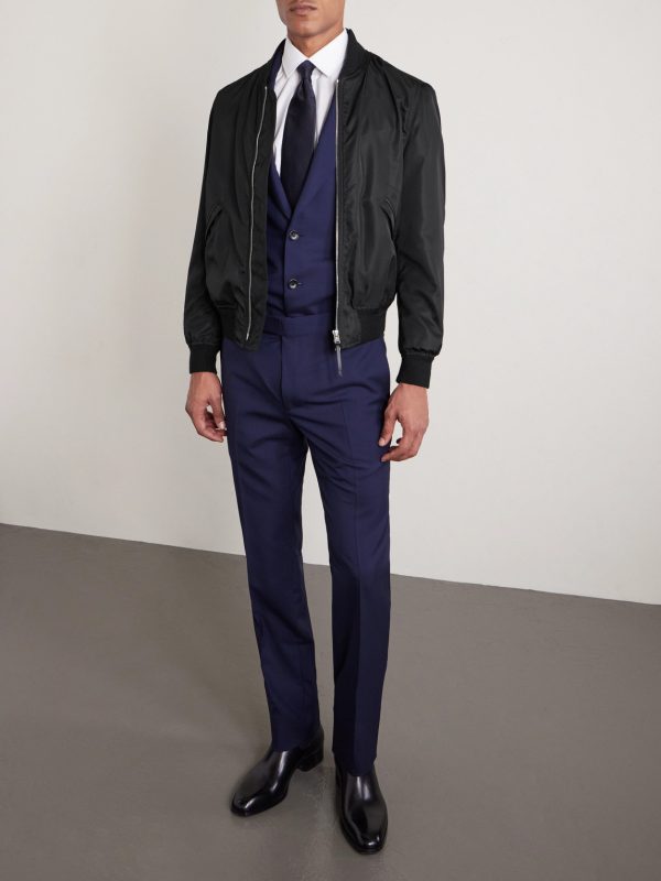 Silk Bomber Jacket - OU Silk Bomber Jacket - OU