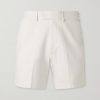 Straight-Leg Brushed Cotton-Drill Shorts