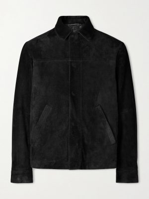 Brushed-Suede Chore Jacket