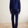 Slim-Fit Cotton-Blend Moleskin Trousers - BK