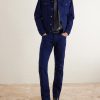 Slim-Fit Cotton-Blend Moleskin Trousers - OU