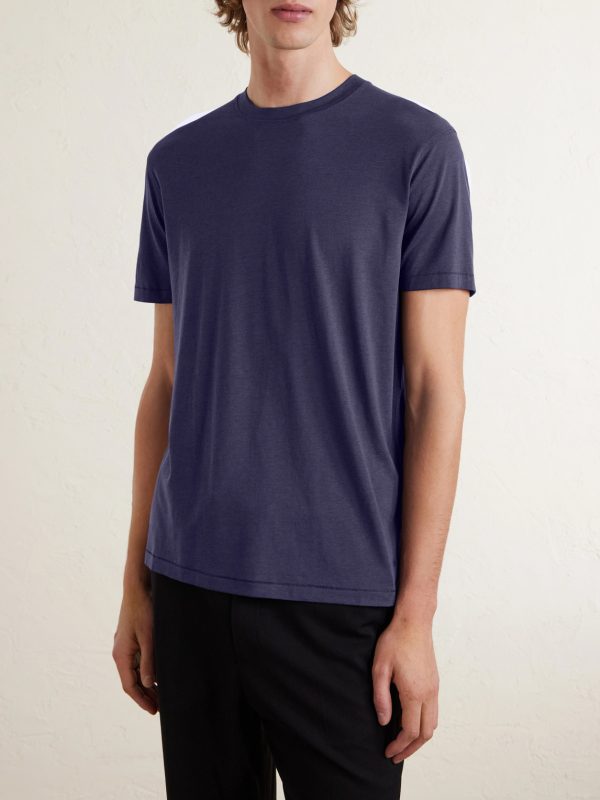 Lyocell and Cotton-Blend T-Shirt - FR Lyocell and Cotton-Blend T-Shirt - FR