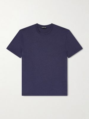 Lyocell and Cotton-Blend T-Shirt Lyocell and Cotton-Blend T-Shirt