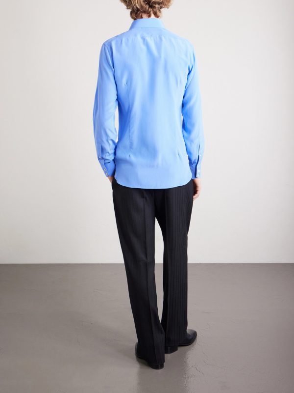 Silk-Charmeuse Shirt - BK