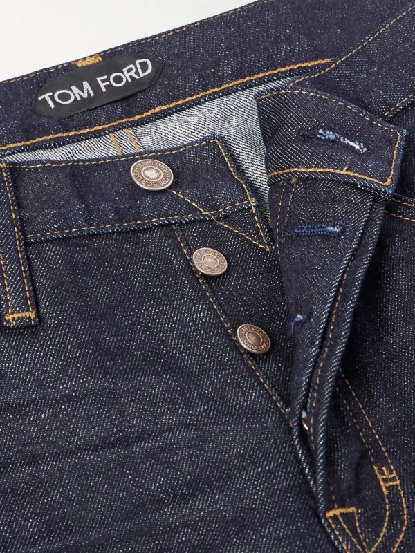 Straight-Leg Selvedge Jeans - E1