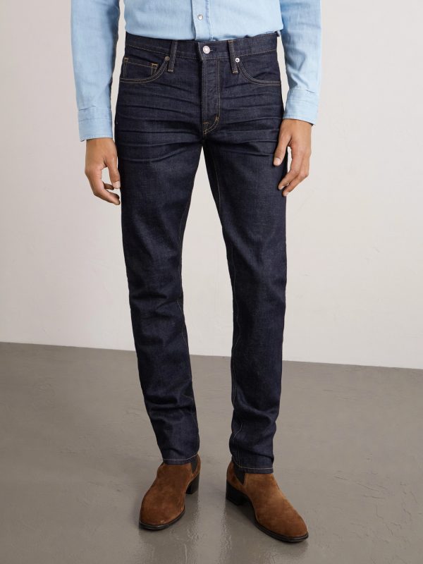 Straight-Leg Selvedge Jeans - FR