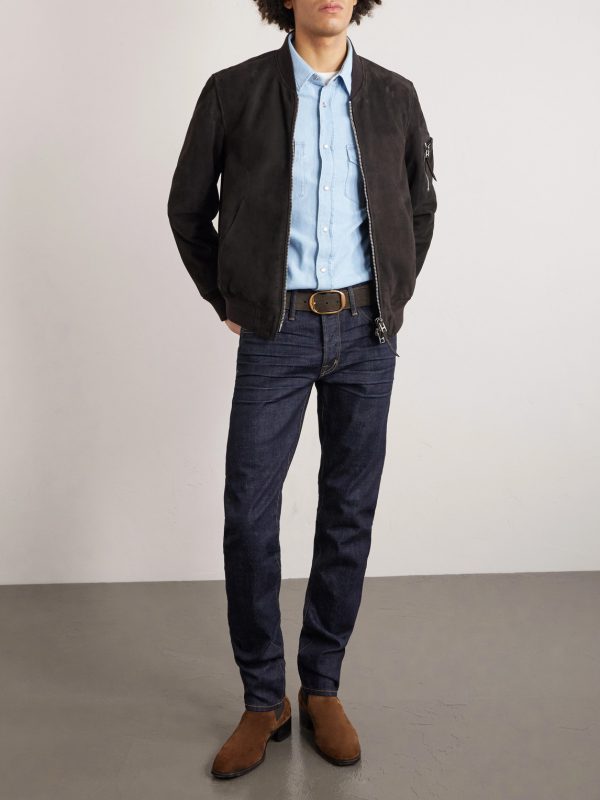 Straight-Leg Selvedge Jeans - OU