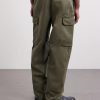 Straight-Leg Cotton-Canvas Trousers - BK