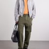 Straight-Leg Cotton-Canvas Trousers - OU