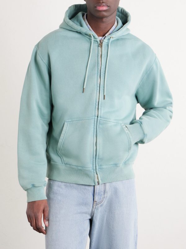 Cotton-Jersey Zip-Up Hoodie - FR
