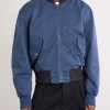 Garment-Dyed Cotton-Twill Bomber Jacket - FR
