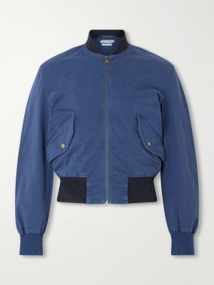 Garment-Dyed Cotton-Twill Bomber Jacket Garment-Dyed Cotton-Twill Bomber Jacket
