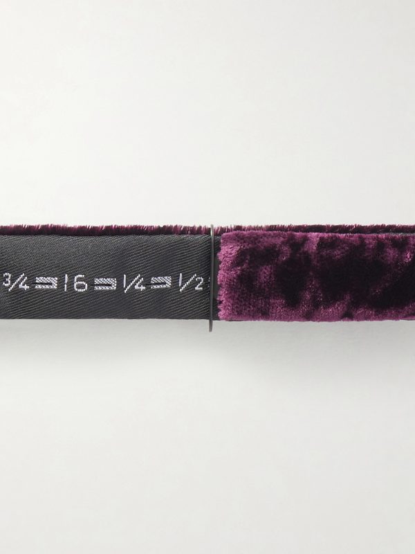 Pre-Tied Cotton-Velvet Bow Tie - BK Pre-Tied Cotton-Velvet Bow Tie - BK