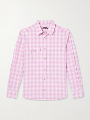 Checked Cotton-Poplin Shirt Checked Cotton-Poplin Shirt