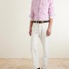 Checked Cotton-Poplin Shirt - OU Checked Cotton-Poplin Shirt - OU