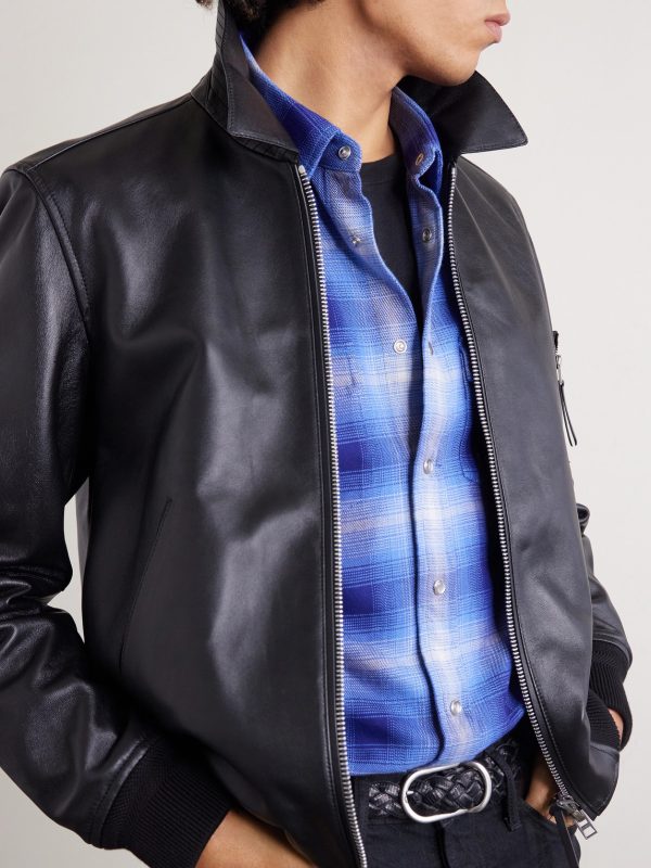 Slim-Fit Checked Cotton-Flannel Shirt - CU Slim-Fit Checked Cotton-Flannel Shirt - CU