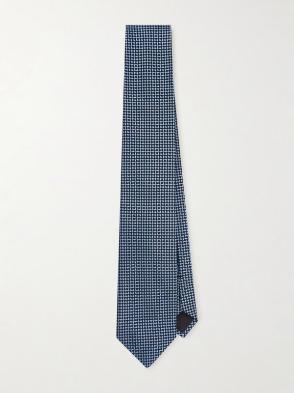 8cm Checked Silk Tie 8cm Checked Silk Tie